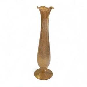 Vintage gold colored vase